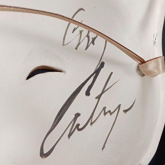 Atomic Cat Mask Catey Tabby Wall Hanging Y2K Decor Hand Painted - Picture 4 of 8